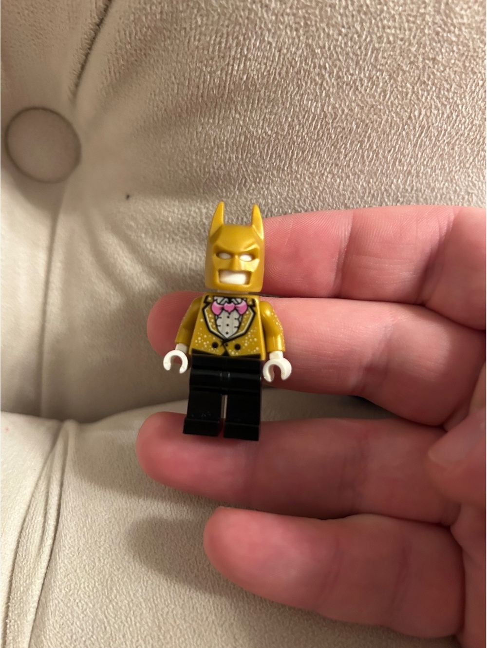 LEGO Batman Movie Gold Tuxedo Suit Batman Minifigure from set 70909